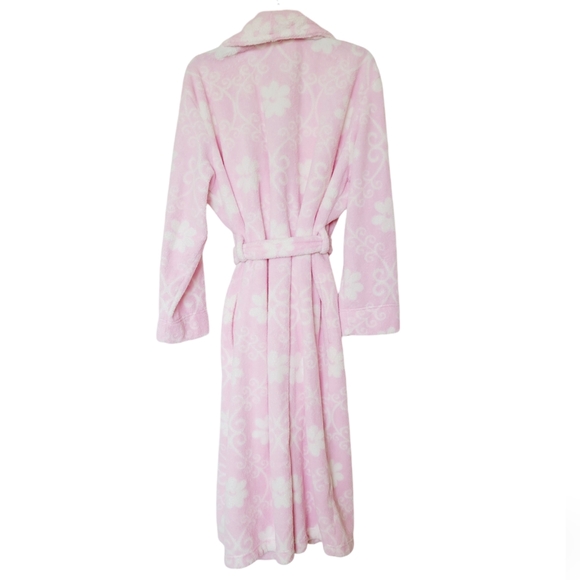 Secret Treasures Plush Pink Maxi Robe - Picture 2 of 10